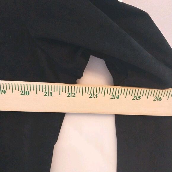 John Roberts 2 PC Suit 16 Black Faux Suede Knee-length Skirt Embellished Blazer - Picture 11 of 15